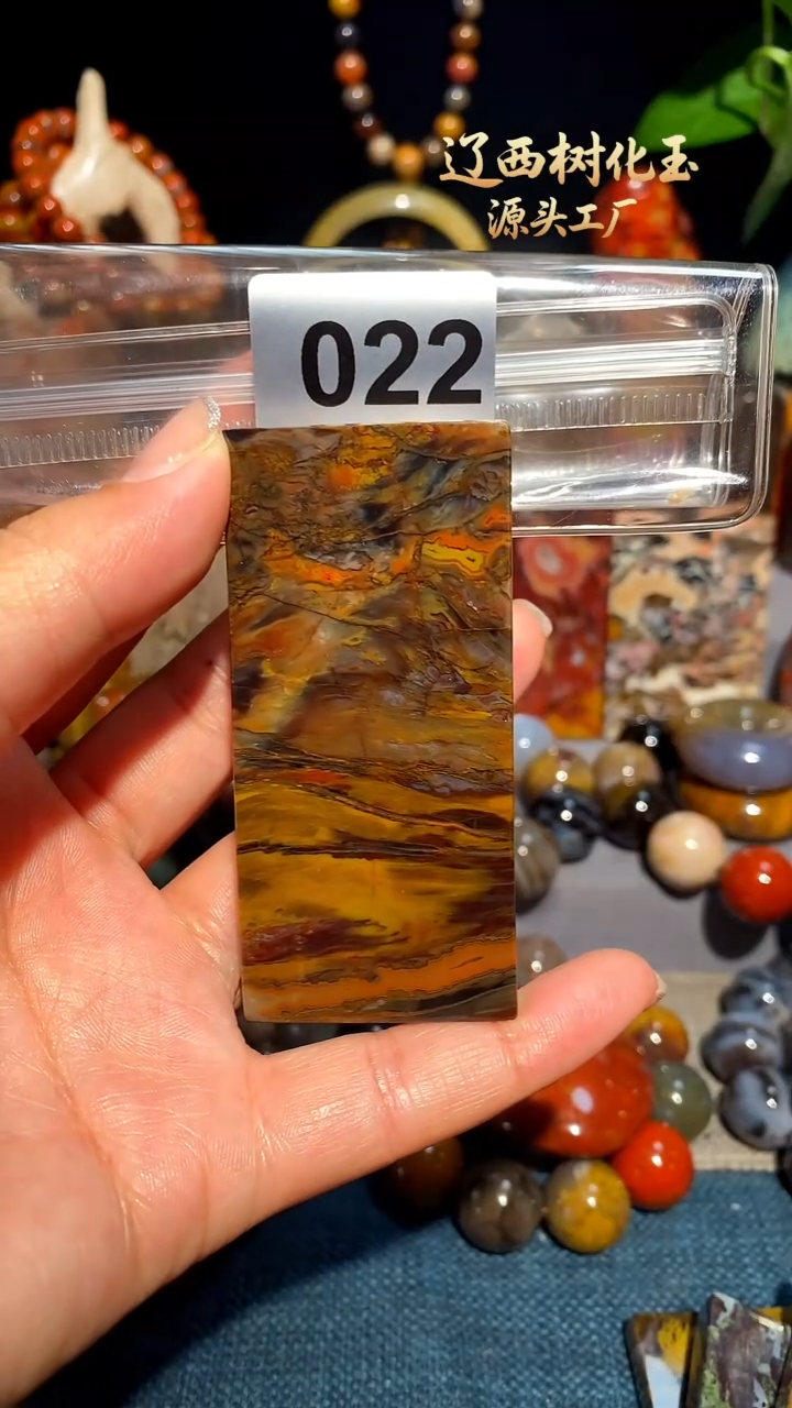 未镶嵌-硅化玉天然北票硅化玉吊坠