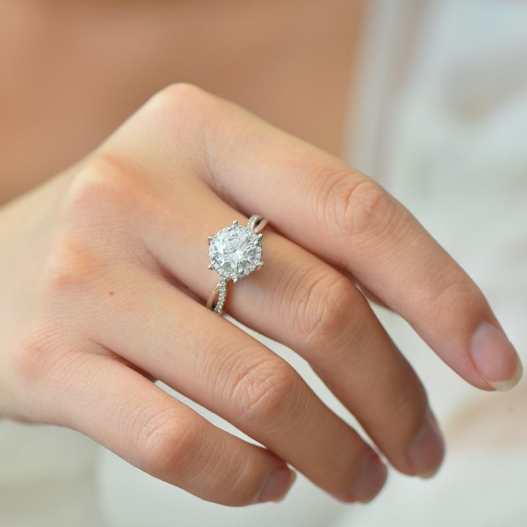 【比利之星】BLZX-高端奢华定制  皇室庄园  戒指1ct