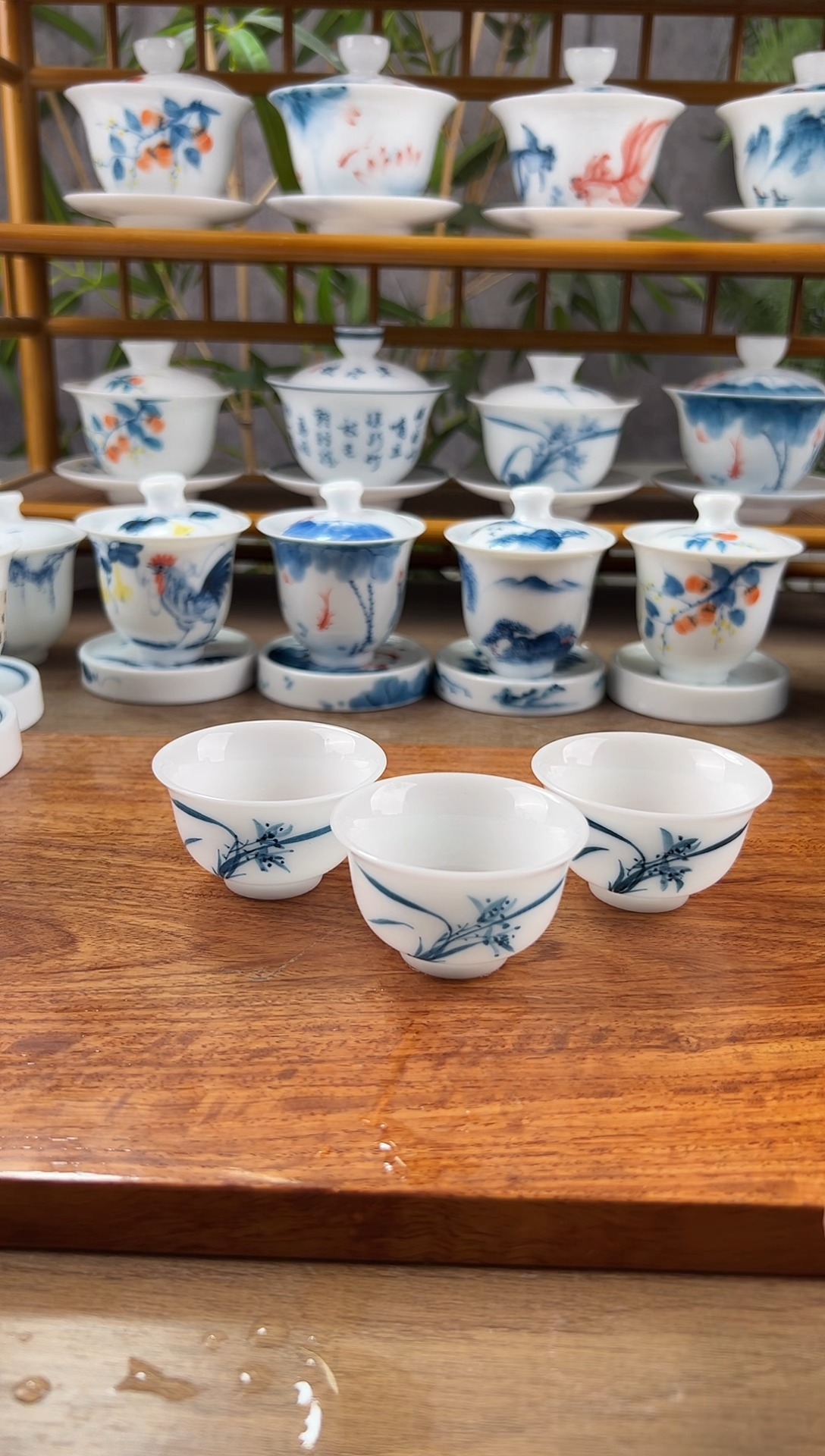 【闪购商品】全品高冰兰花客杯3个