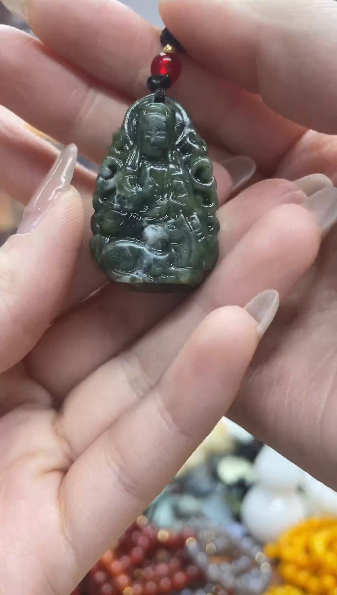 未镶嵌岫玉吊坠·