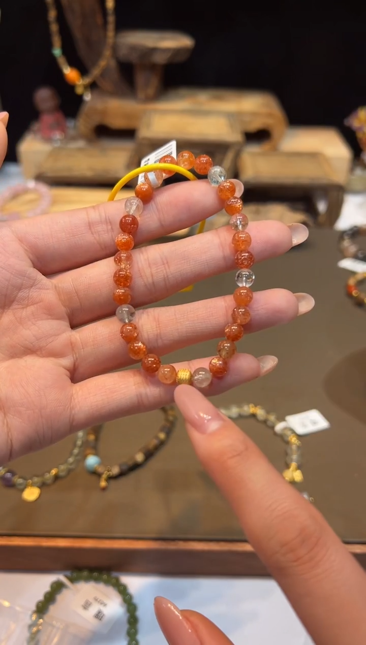 未镶嵌手链长石手饰@@D3248