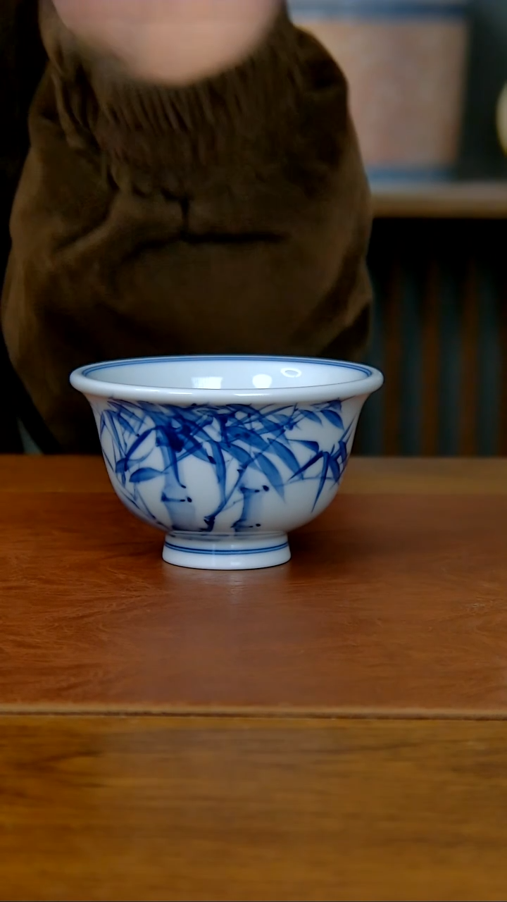 【闪购商品】写意竹子压手杯        