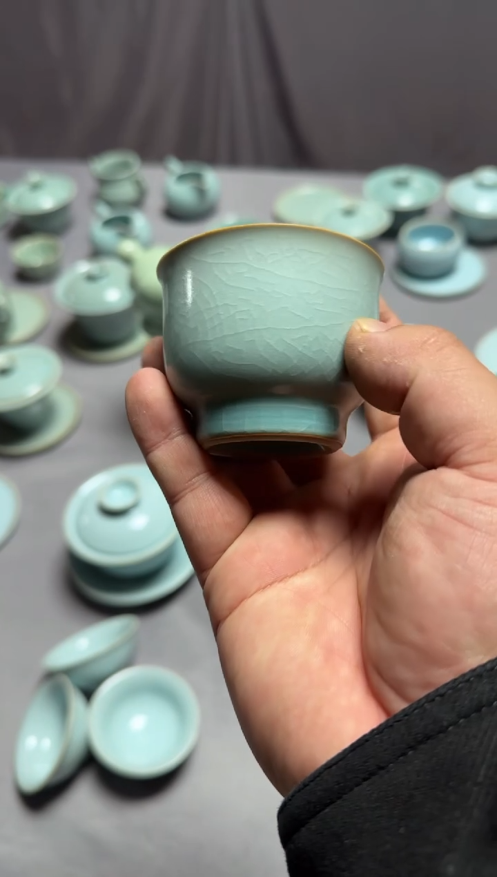 汝瓷平顶山汝瓷产品   玉兰杯