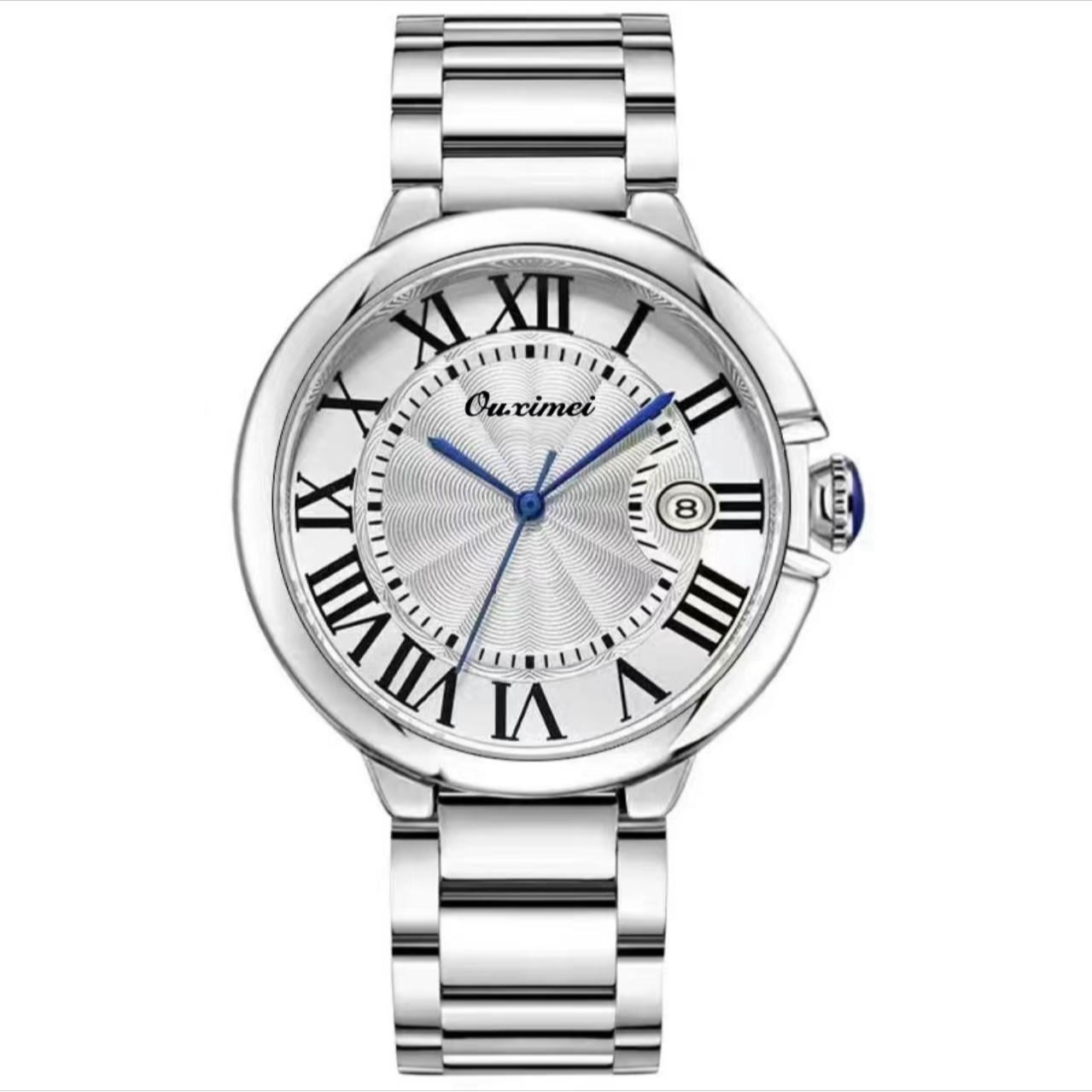 M经典时尚商务风蓝气球系列全自动男士腕表