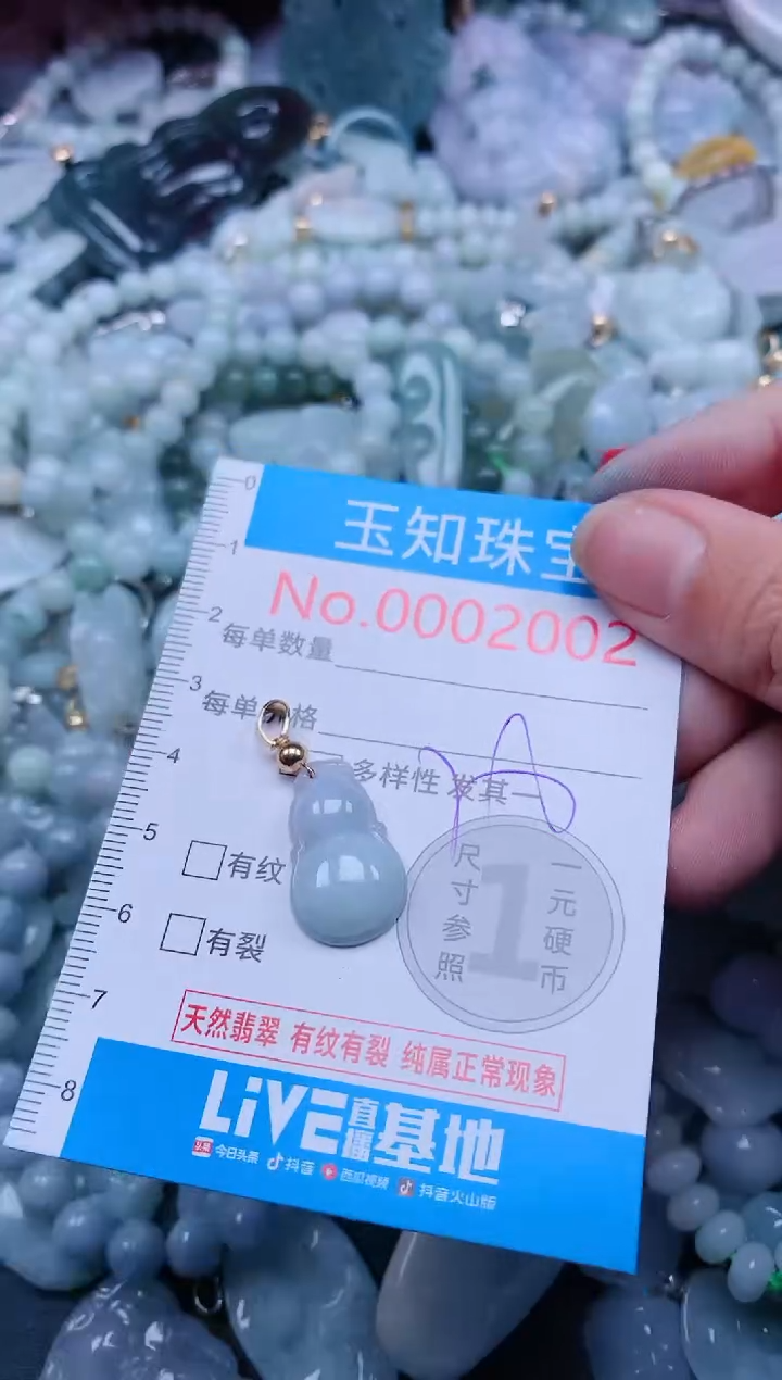 【闪购商品】翡翠吊坠(不含链)未镶嵌2002