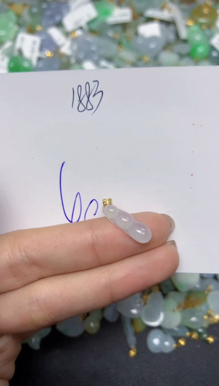 【闪购商品】翡翠颈饰18K金镶嵌天然翡翠A货