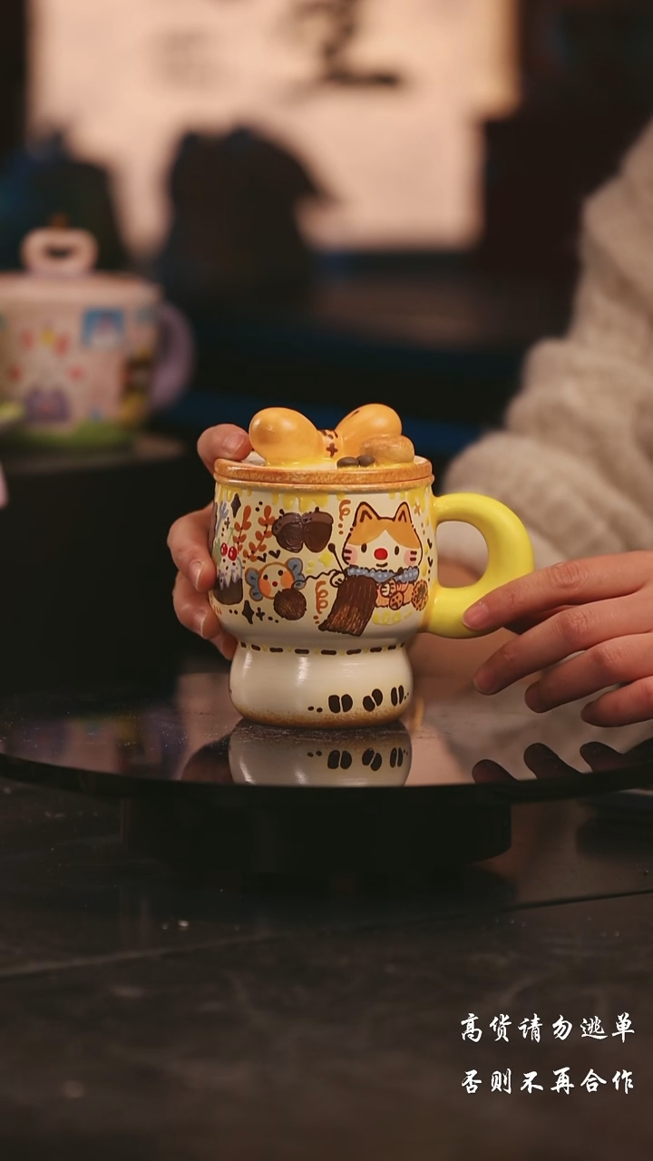 陶瓷景德镇可爱设计师款陶瓷 