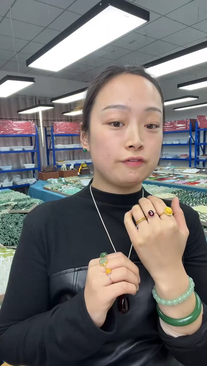 手链血珀未镶嵌血珀女戒