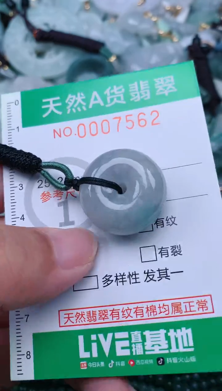 翡翠未镶嵌颈饰.0007562