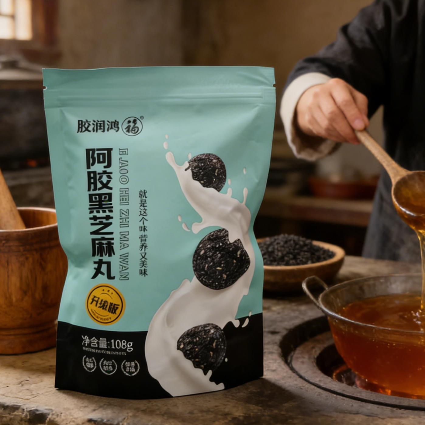 阿胶黑芝麻丸膳食