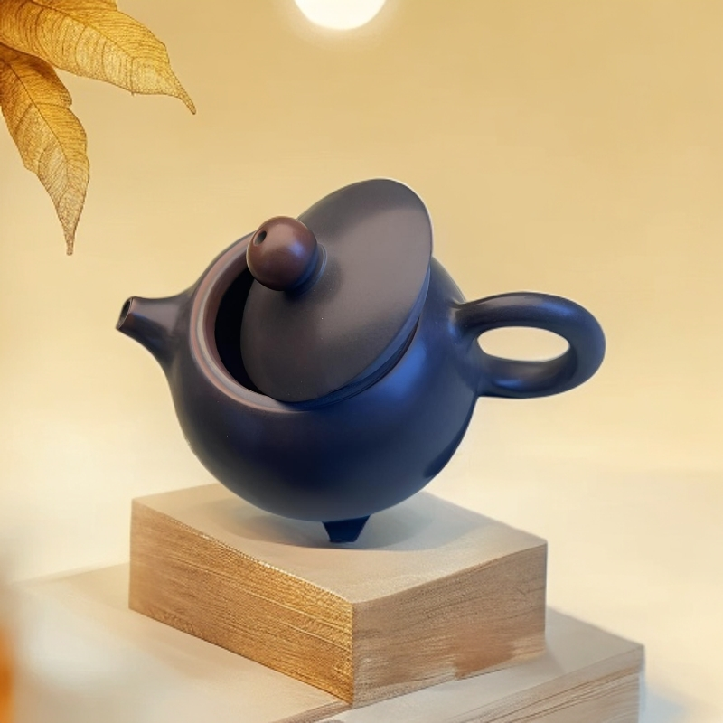 坭兴陶全手工制作小巧西施出茶壶220~230cc左右一壶一杯