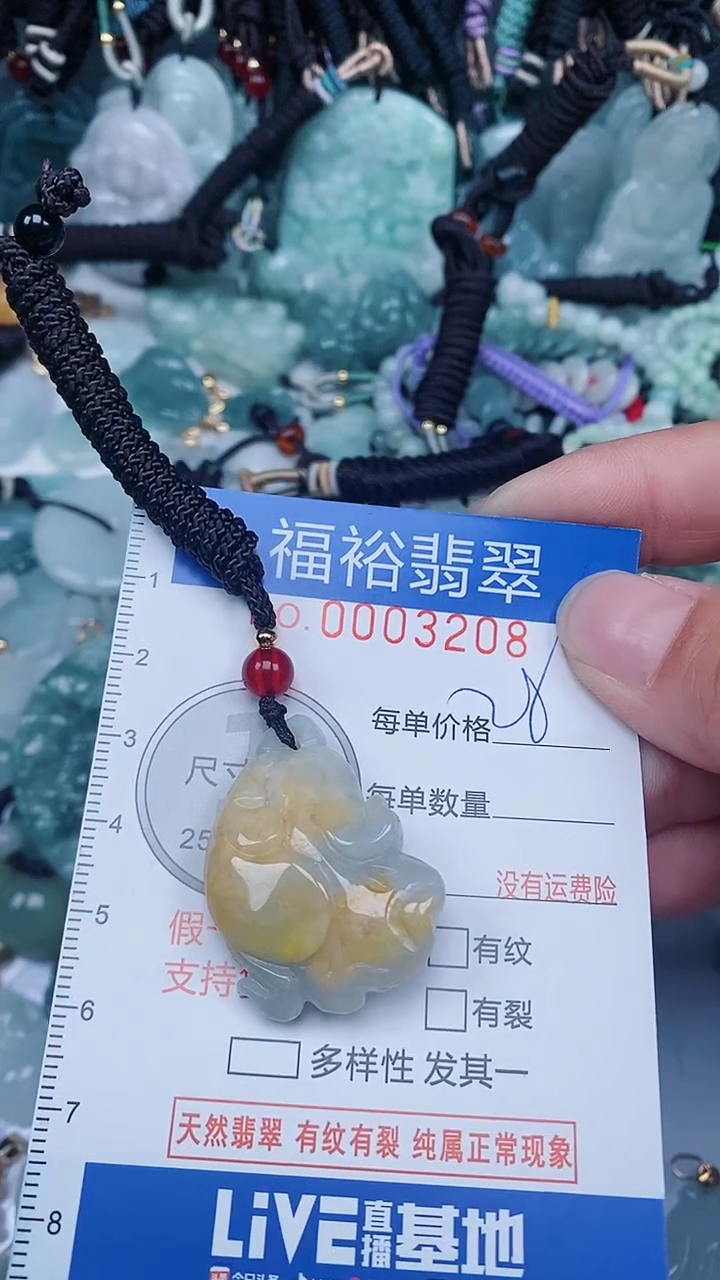 【闪购商品】翡翠颈饰未镶嵌...0003208