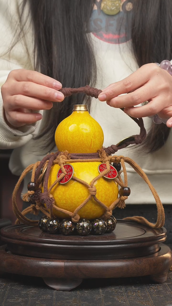 【闪购商品】1806号大漆酒葫芦  一物一拍