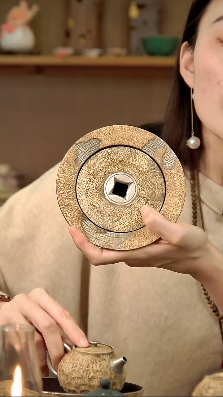 言野手作  粉引仿古云舒建水