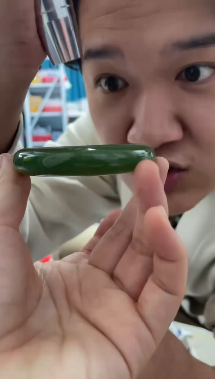 【闪购商品】和田玉颈饰未镶嵌A13且末蓝正圈53