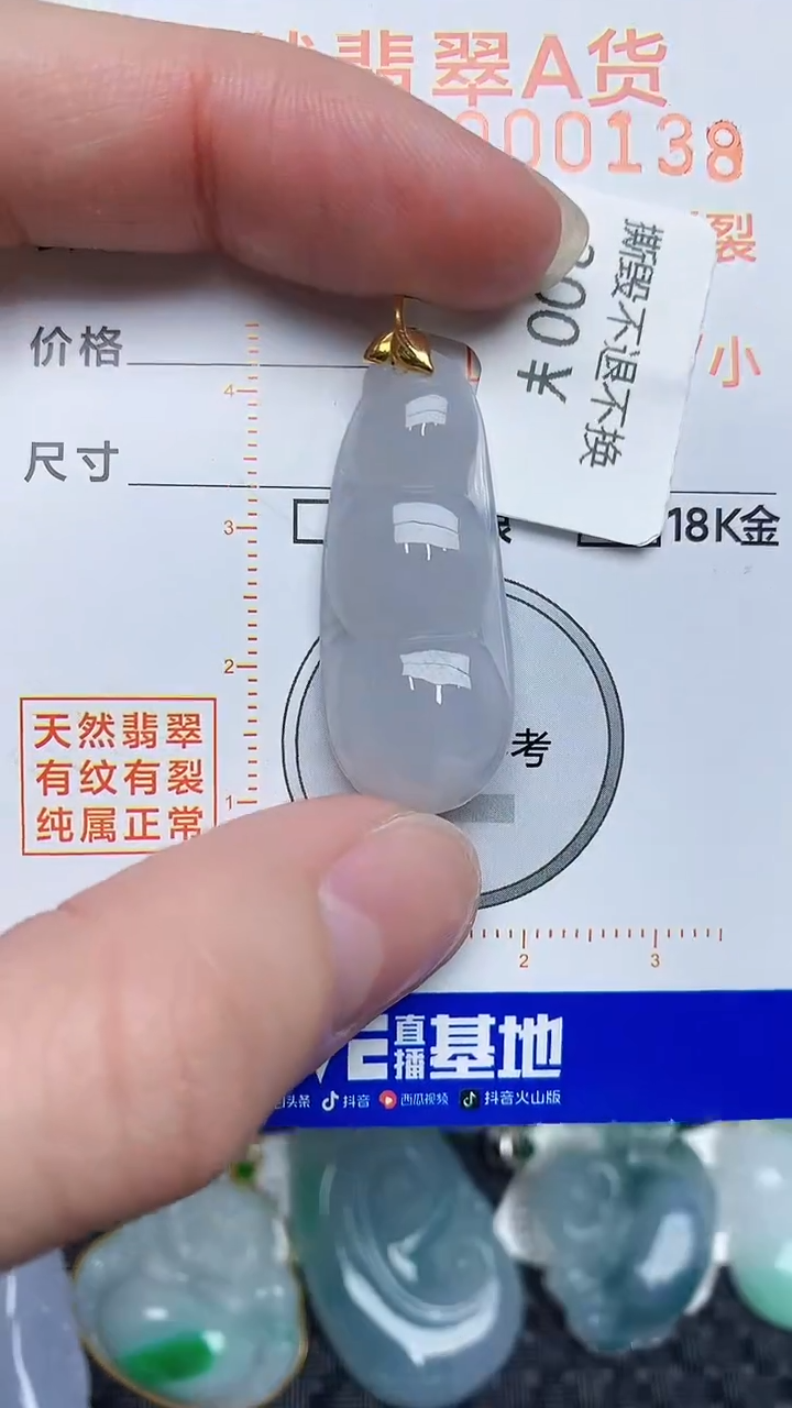 【闪购商品】翡翠颈饰18K金镶嵌4534534