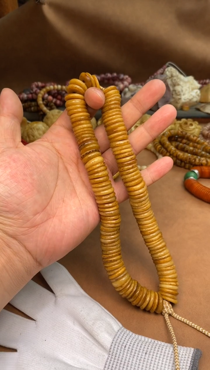 其他牛骨杂件063-无髓嘎嘎长串