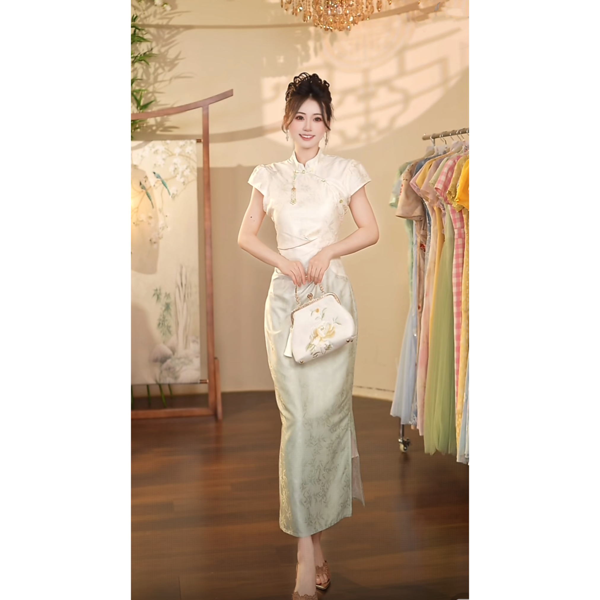 瑞瑞定制-1656（雨后初晴）连衣裙G666-XX