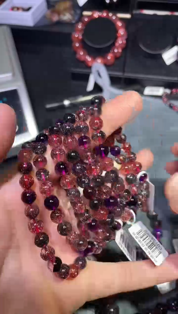 【闪购商品】水晶手链未镶嵌超七单圈A7.5（多样性发其一）