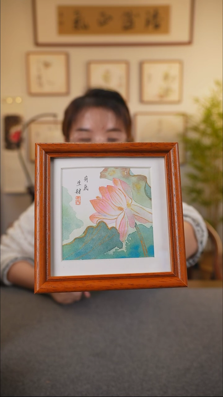 横款鹿鸣现代美术馆-岳倚竹老师作品