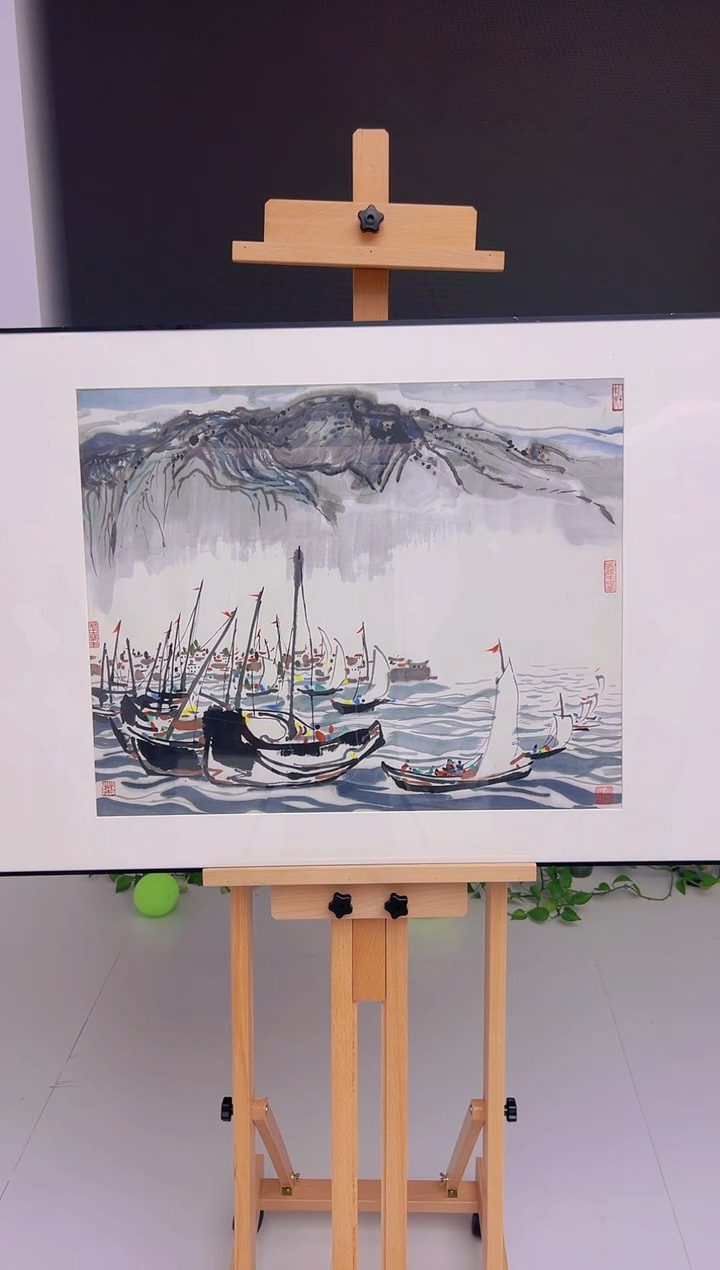 【闪购商品】绘画复刻版画-吴冠中-苍山洱海