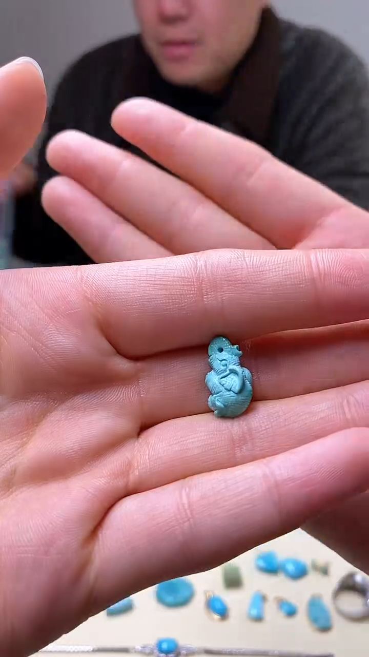 【闪购商品】绿松石吊坠(不含链)未镶嵌绿松石小项