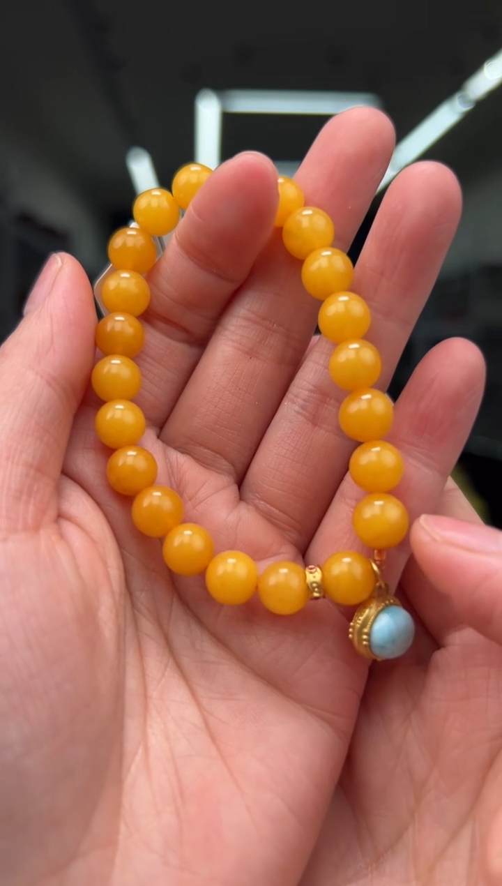 手链琥珀未镶嵌手串多样性拍一发一
