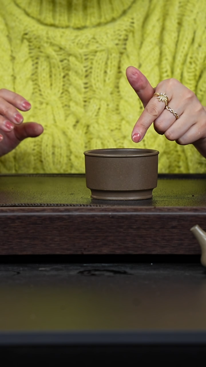 【闪购商品】紫砂茶壶蟹壳青马蹄杯