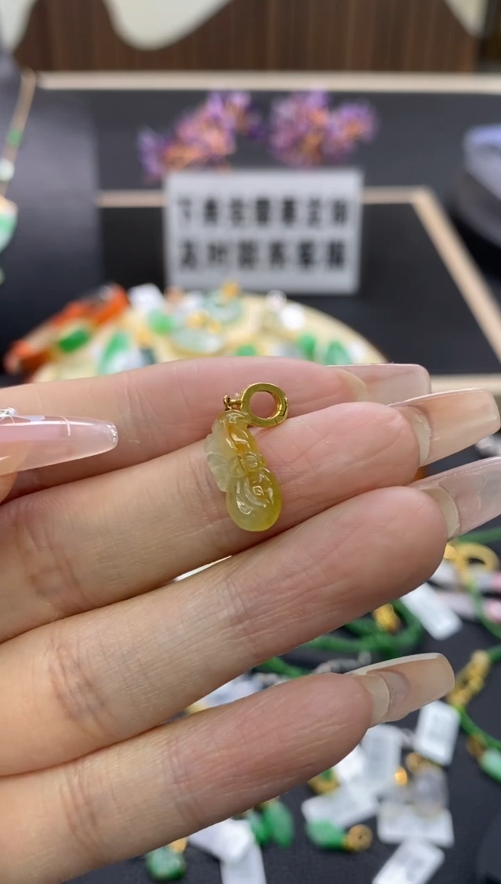 【闪购商品】翡翠颈饰未镶嵌净货15971