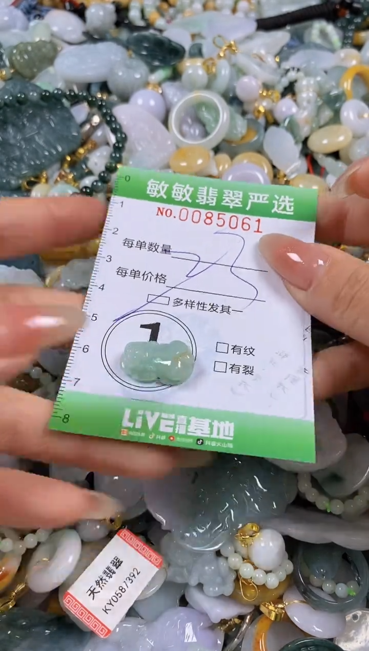 【闪购商品】翡翠颈饰未镶嵌闪购商品0085061多样性发其一