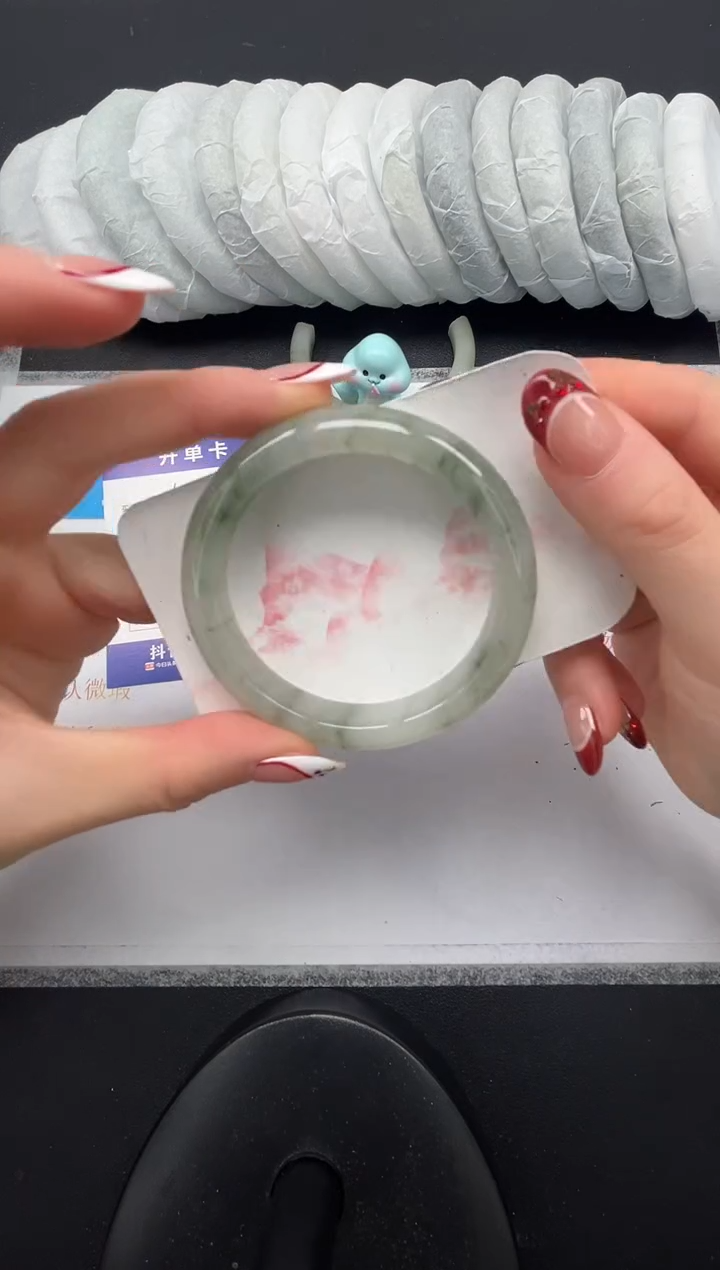 石英质玉未镶嵌手镯6-52.5