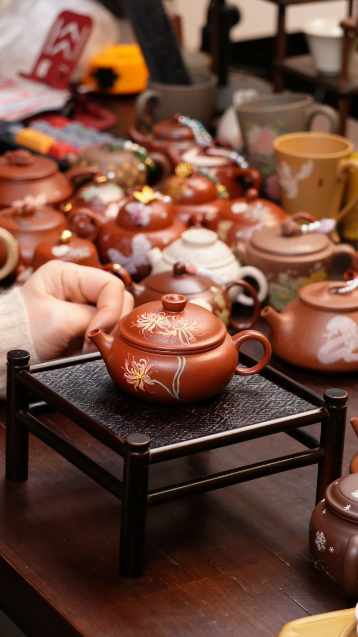 【闪购商品】原矿紫砂手工杯子朱泥