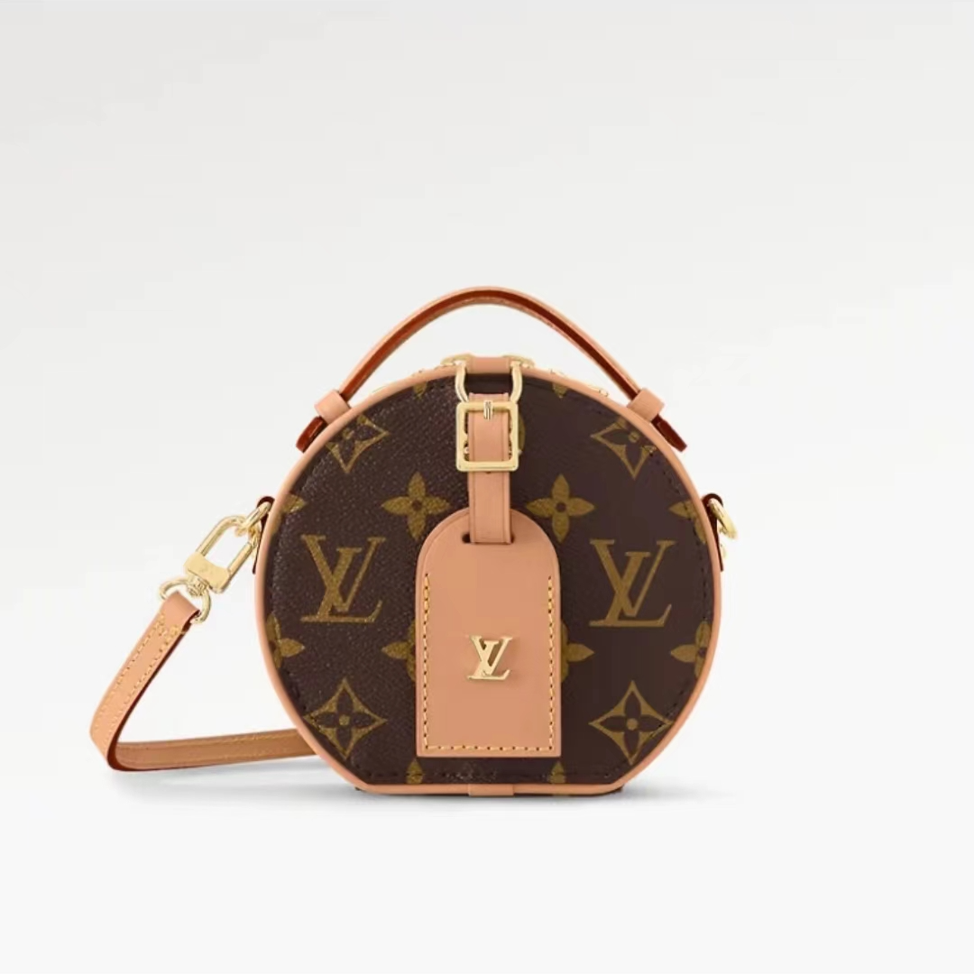 99新 LouisVuitton/路易威登 文文/硬圆饼迷你/单肩包二款