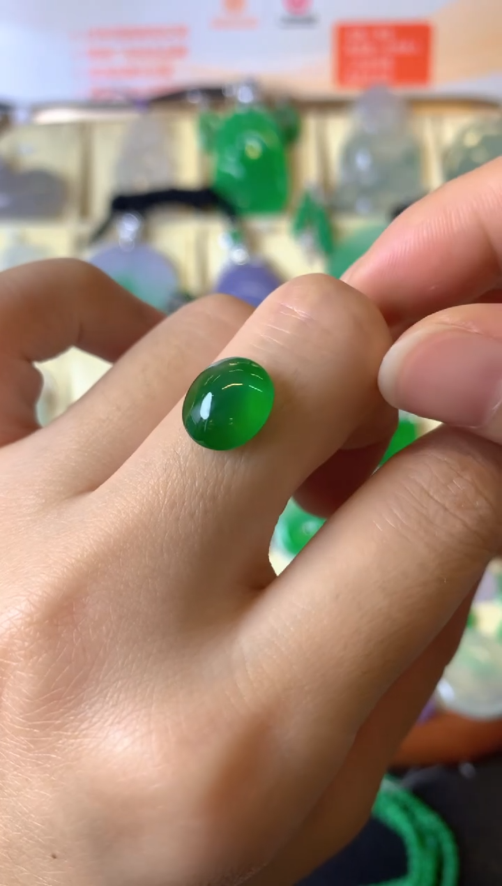 【闪购商品】定制翡翠未镶嵌1裸玉（客户意向镶嵌）