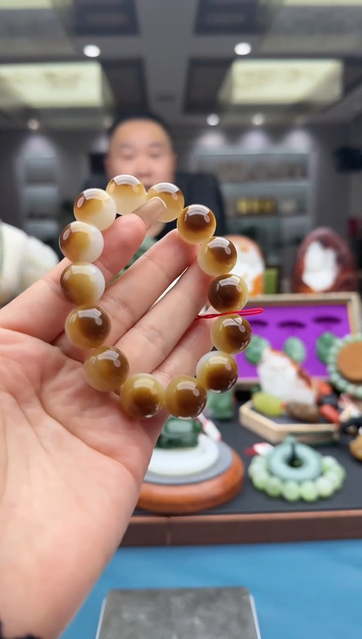 未镶嵌手串和田玉qmt