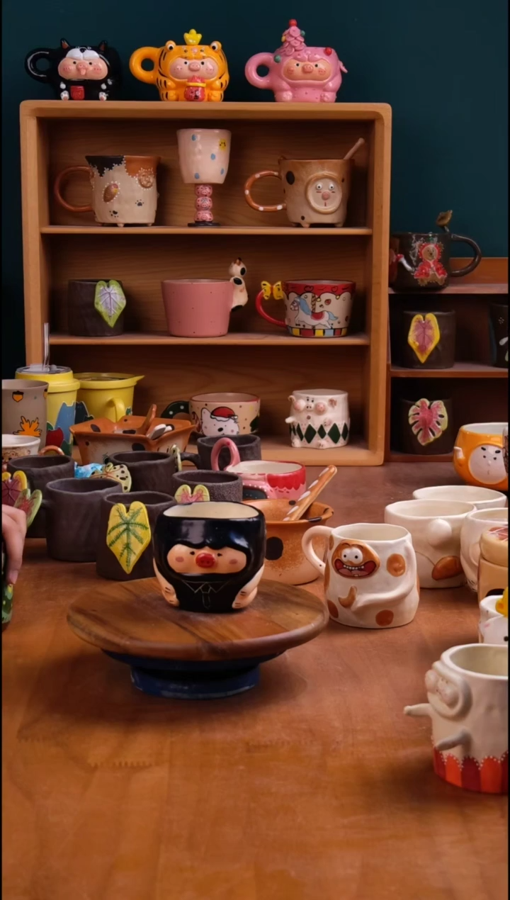 摆件陶景德镇原创手工陶瓷