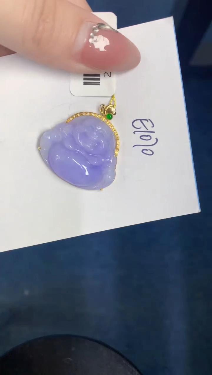 【闪购商品】翡翠颈饰18K金镶嵌000000000