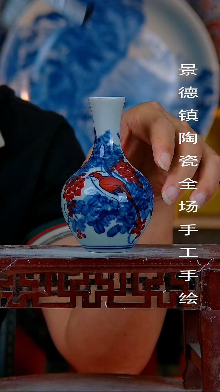 摆件景德镇陶瓷 全场手工手绘