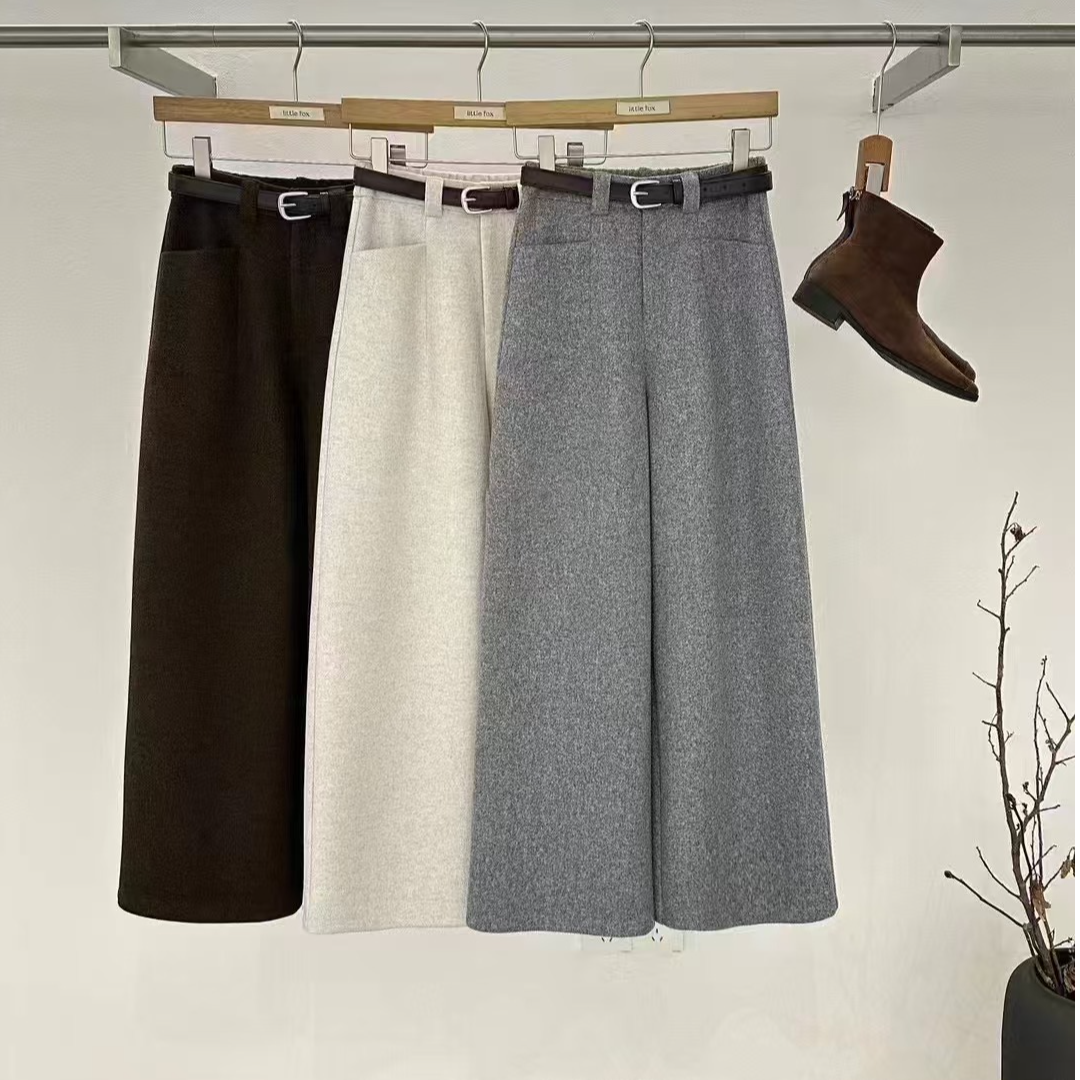 3号（系列款）冬季显瘦百搭舒适质感休闲时装阔腿窄版西裤