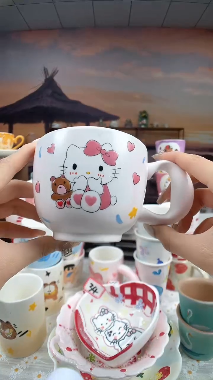 【闪购商品】景德镇手工创意陶瓷杯