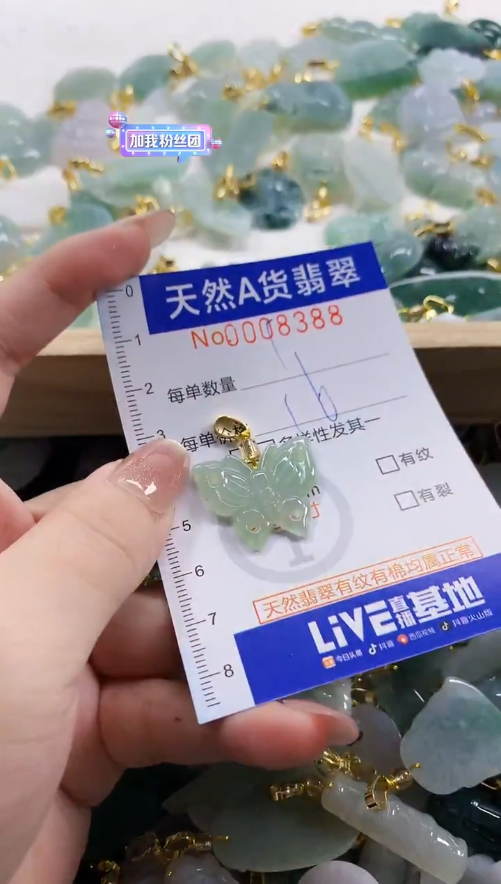 颈饰未镶嵌翡翠天然A货翡翠
