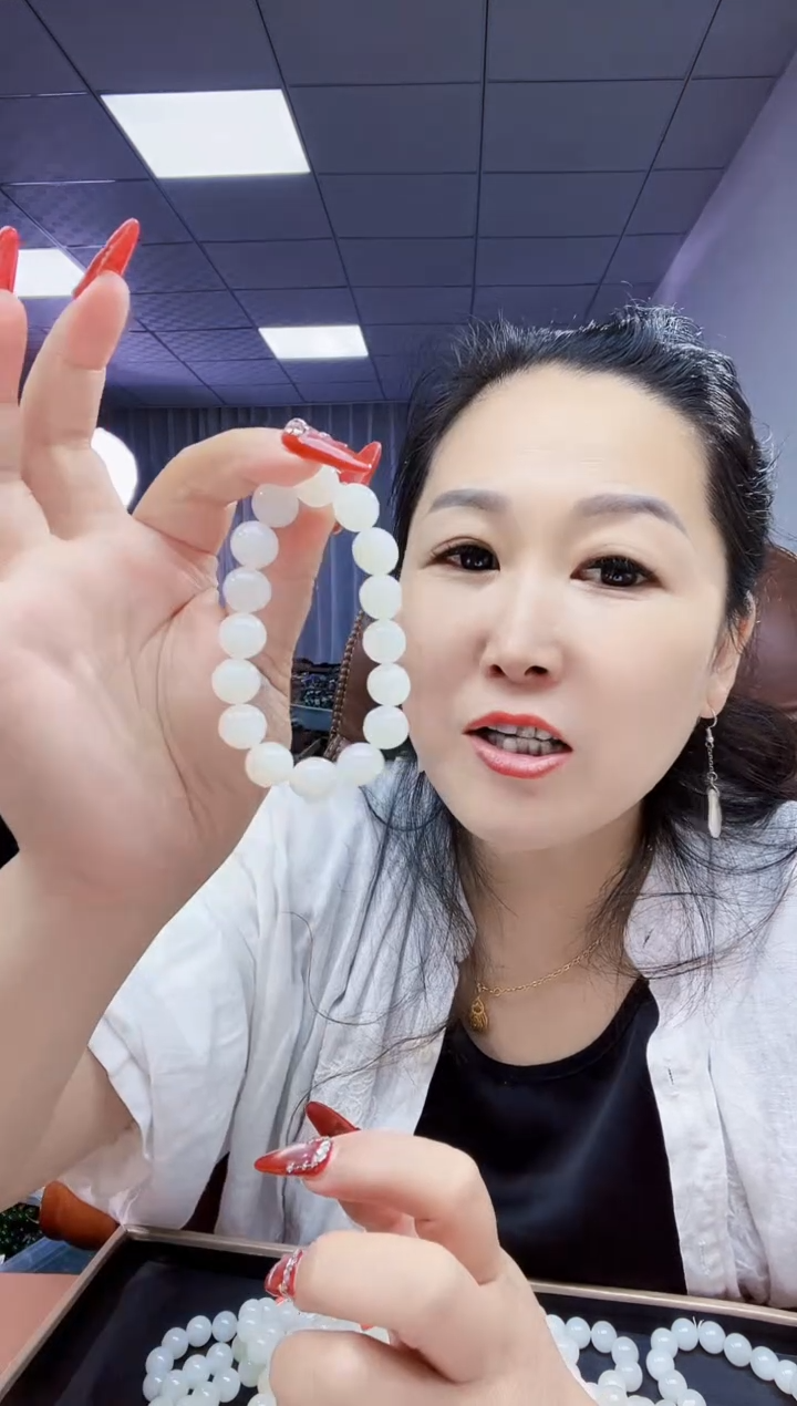 手串未镶嵌和田玉纯天然和田玉新疆冲水12