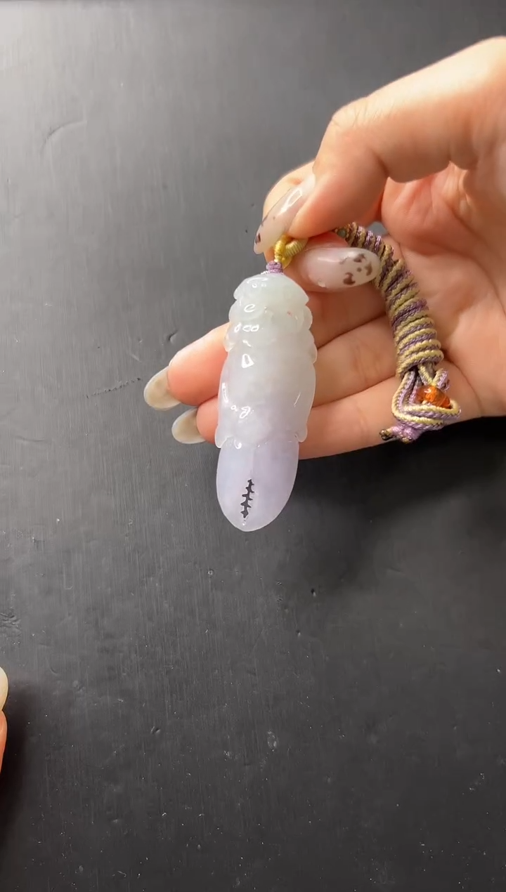 翡翠未镶嵌颈饰钳吊坠-581219