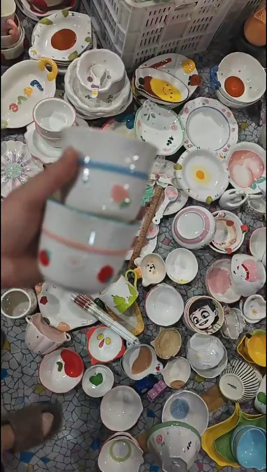 瓷片默认微瑕精美陶瓷