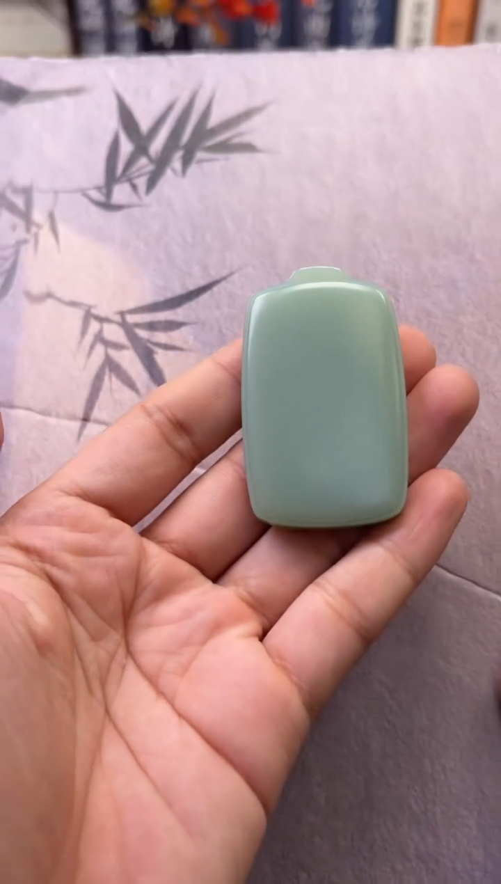 【闪购商品】和田玉（碧玉）吊坠未镶嵌无事牌