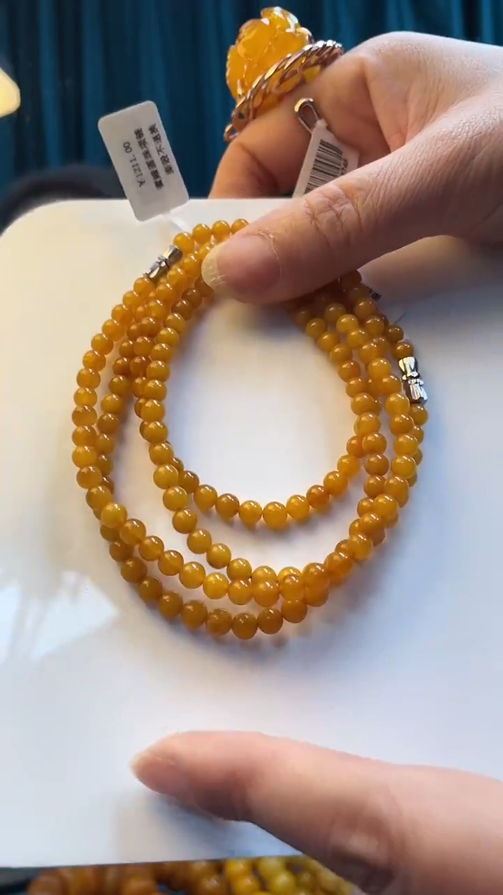 未镶嵌项链蜜蜡蜜蜡锁骨链（多样性只发其一）