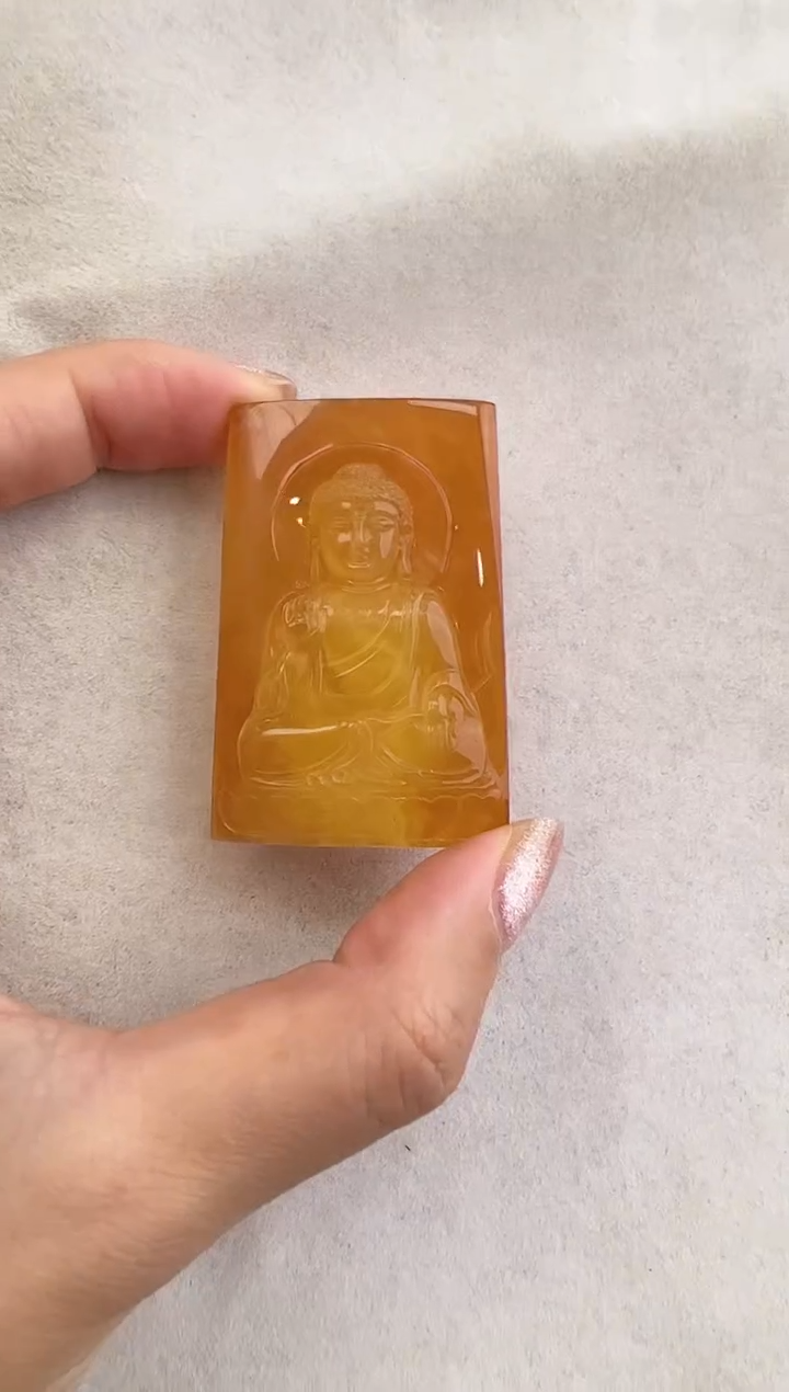 【闪购商品】定制琥珀未镶嵌10122101-阿尼陀佛