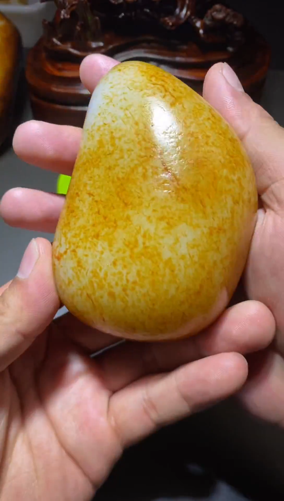 未镶嵌和田玉把件秋**…和田玉