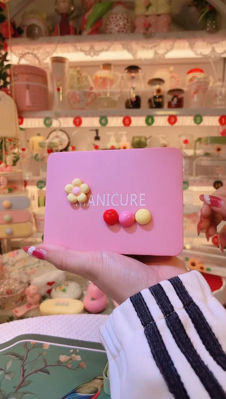 指甲刀套装粉色——手工制作品质好！