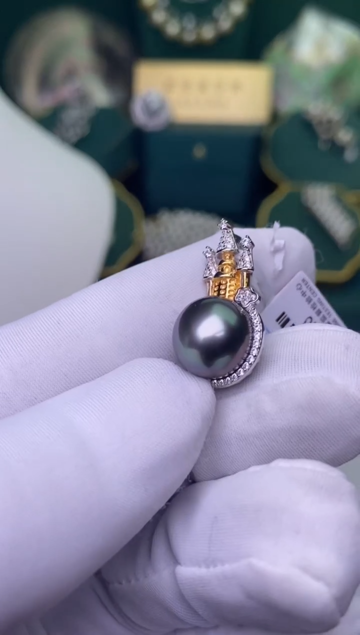 【闪购商品】海水珍珠颈饰银S925镶嵌1